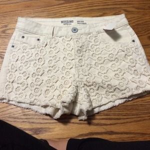 High Waisted Lace Shorts