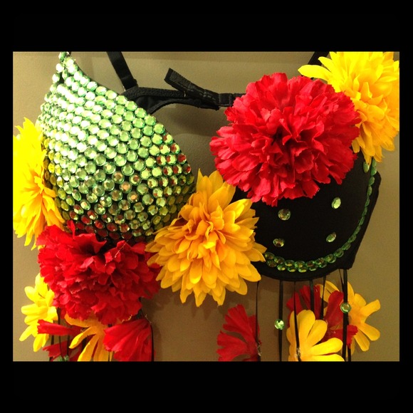 Rasta Rave Bra