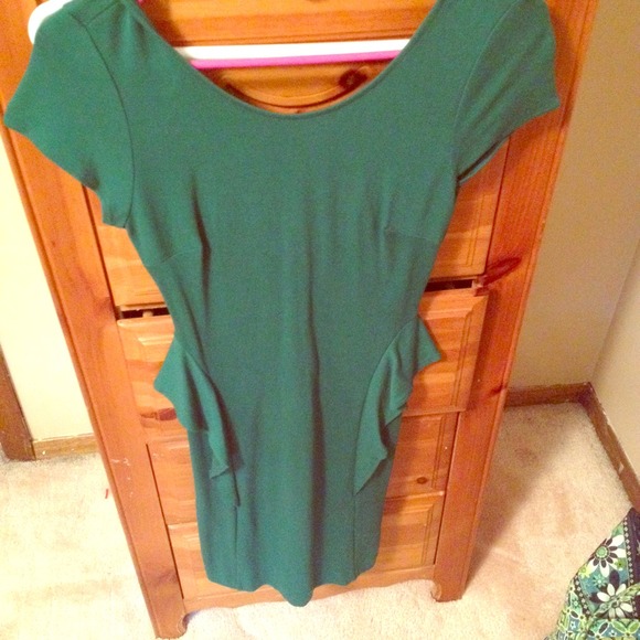 Zara bodycon peplum dress