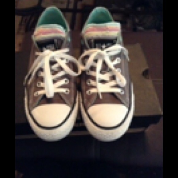 Converse Shoes - Grey converse lowtops