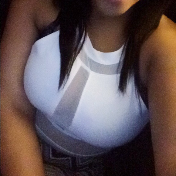 White have see through shirt