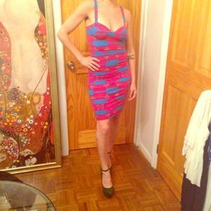 LOVE YA YA ambition blue dress From Intermix