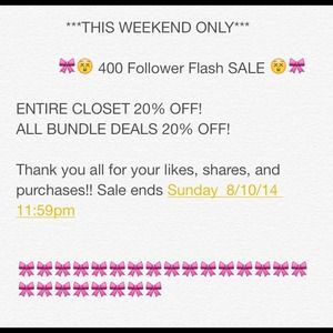 🎊🎊🎊🎊🎊🎊🎊🎊🎊🎊🎊🎊🎊🎊🎊20% OFF EVERYTHINGGG