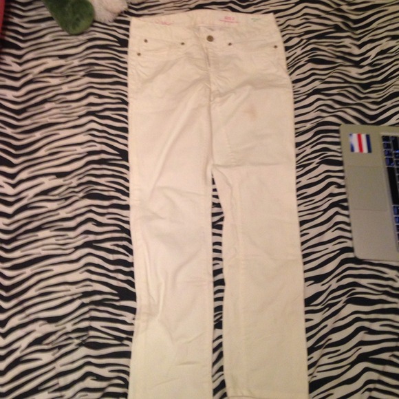 Lilly Pulitzer white skinny jeans