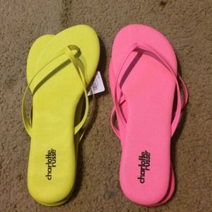 Yellow & pink sandals