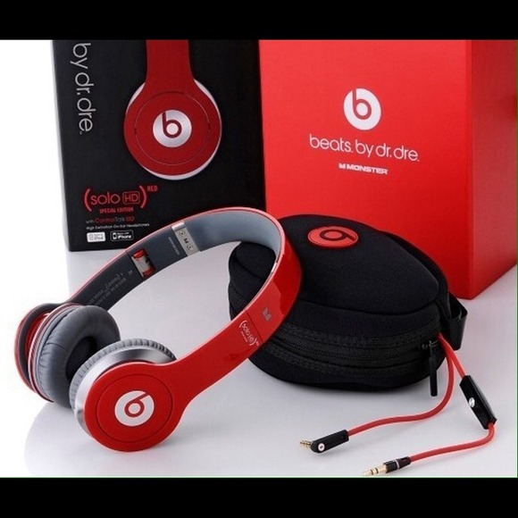 beats by dre Accessories - Red beats trade -$150 selling $100