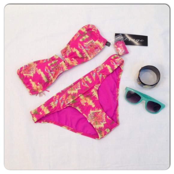 Drago Accessories - 💥HP 8/23,4/26 💥Hot Pink Bandeau Bikini