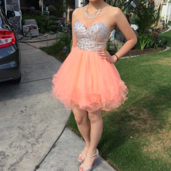 Coral Prom Dress !