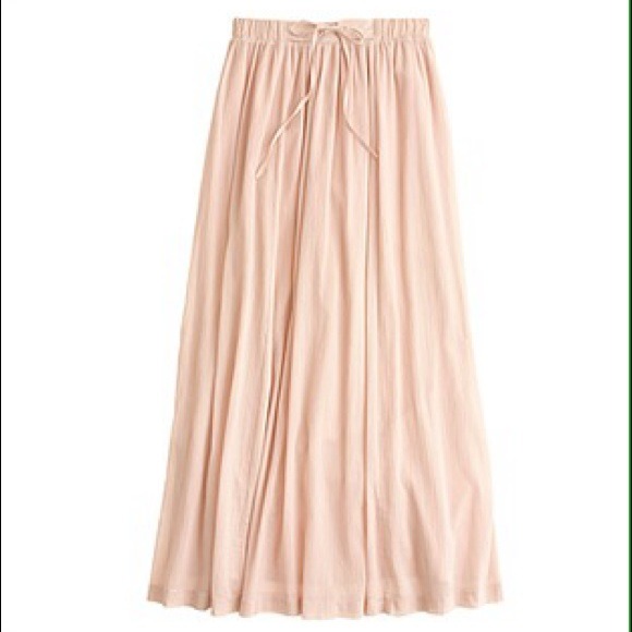 J. Crew Gauze Maxiskirt