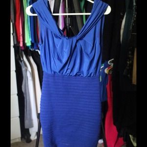 Blue hot style miami dress
