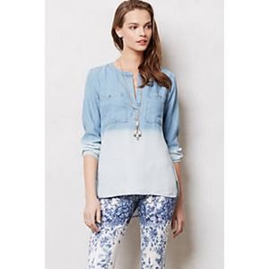Anthropologie Bess Pocketed Henley