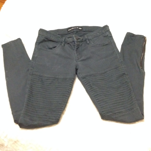 Ankle zip jeggings