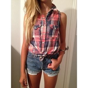 Nollie Button-up Plaid