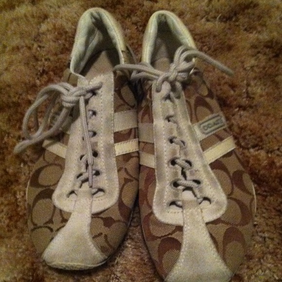Authentic Coach Tennis Shoes - Picture 1 of 1