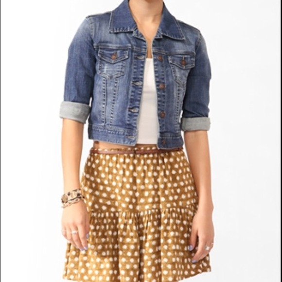 Forever 21 Cropped Denim Jacket