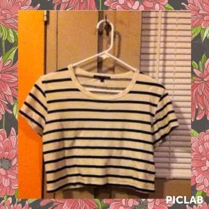 UO Striped crop top