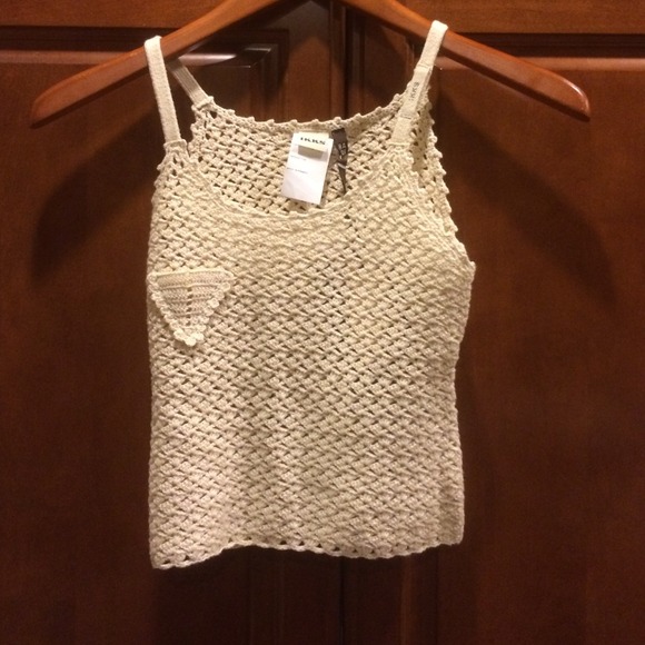 Kids cream crochet top