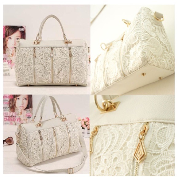 ❤️ Handbags - Gorgeous White Lace Handbag ❤️
