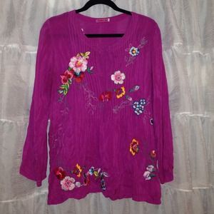 JOHNNYWAS bojo flower blouse