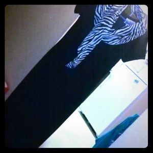 Long Beautiful Dress With Attached Scarf