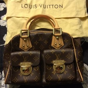 Authentic Louis Vuitton Manhattan PM Bag
