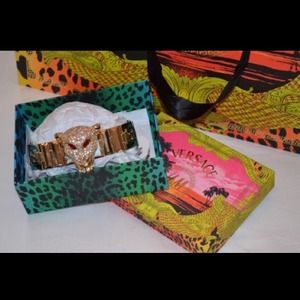 Rare Panther Necklace/ Choker  Versace for H&M.