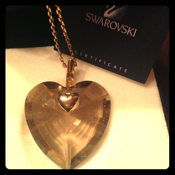 Swarovski heart necklace