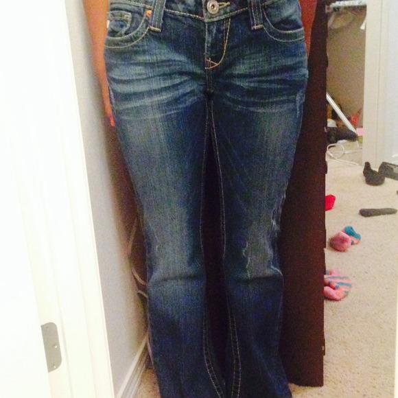 Big star size 27r medium wash jeans - Picture 2 of 2
