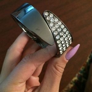 Dark silver bracelet