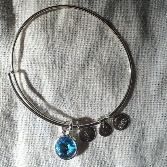 Alex and Ani Aquamarine bracelet