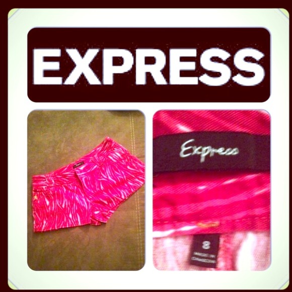 Express Size 8 Pink Shorts
