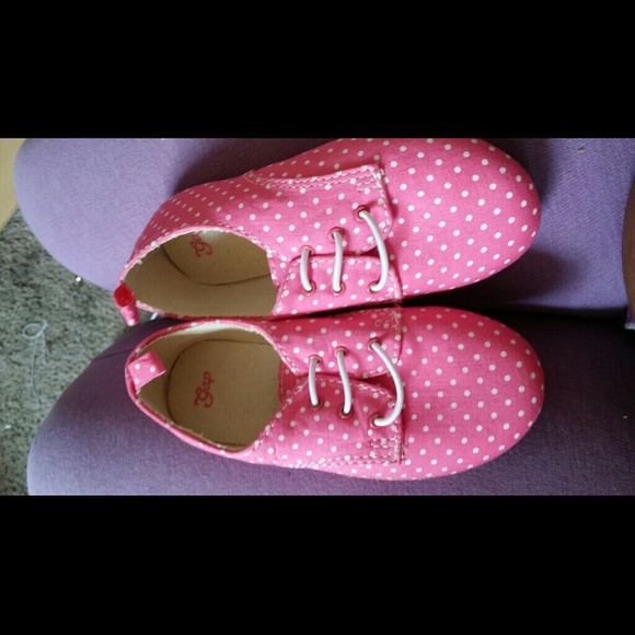 Pink & White Polka Dot