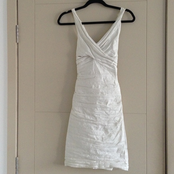 NICOLE MILLER Wrapped Cocktail Dress