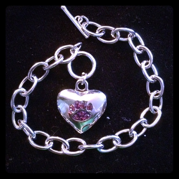 Toggle silver color bracelet