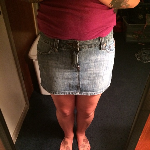 Hurley denim skirt size 5