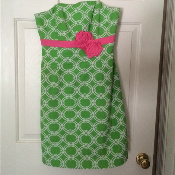 Pink and green Lilly Pulitzer dress