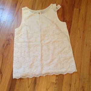 Loft sleeveless blouse