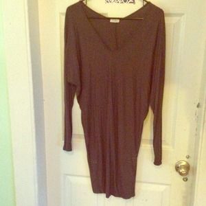 Long sleeve dolman dress