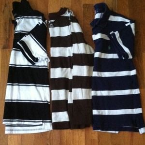 Striped boys t shirts an boys jeans bundle