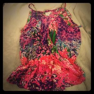 Parker silk tank. Size small.