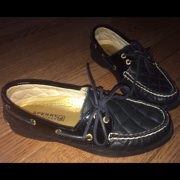 **SOLD** Sperry Top-Sider Black Authentic