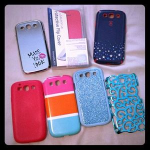 cases phone galaxylll like new!