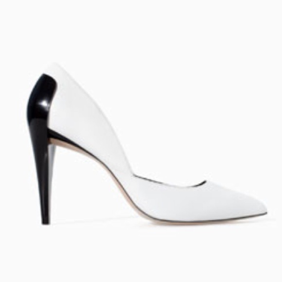 ZARA Combined Heel Court Shoe - Picture 4 of 4