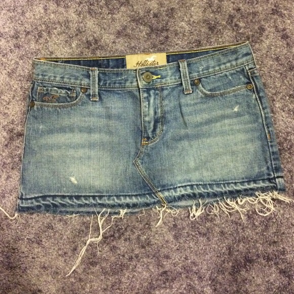 HOLLISTER denim skirt