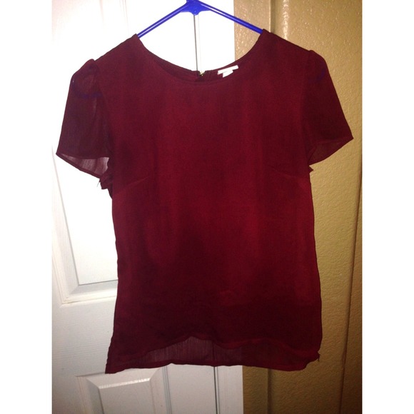 Maroon Blouse