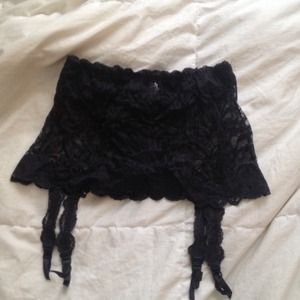 Victoria Secret underwear with garter belt