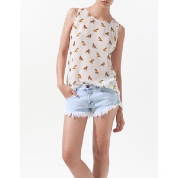 Zara fox print