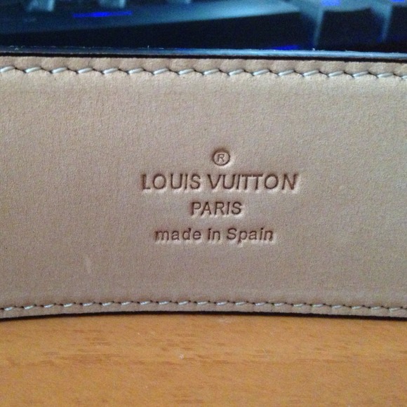 61% off Louis Vuitton Other - Louis Vuitton belt men fits size 32-36 new from Cin&#39;s closet on ...