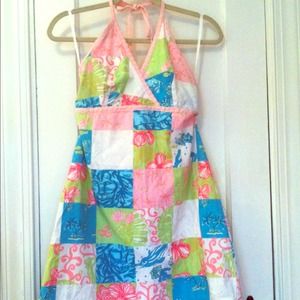 Lilly Pulitzer Halter Dress, size 4