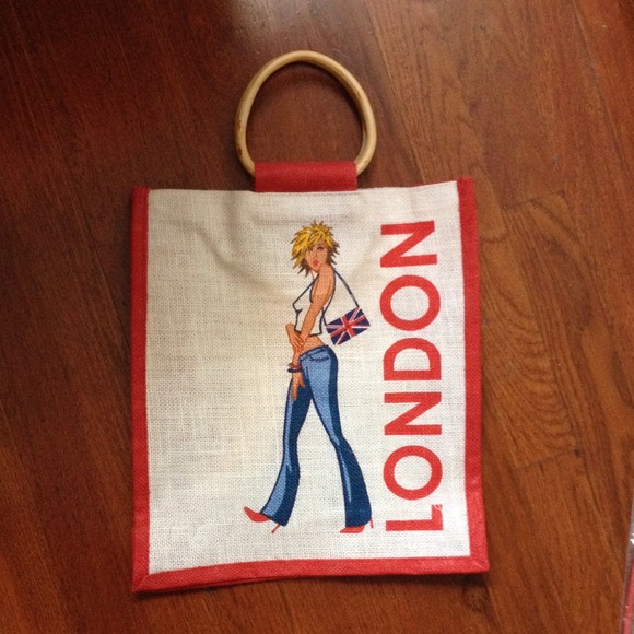 Burlap London bag from London
